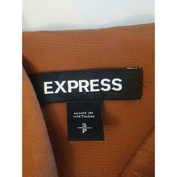 Express Womens Blouse Sz Small Wrap Ruffle Boho Cottagecore Fairycore Cottage - Picture 5 of 15